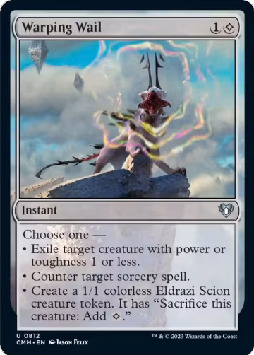 Warping Wail (812), Commander Masters — Magic card price