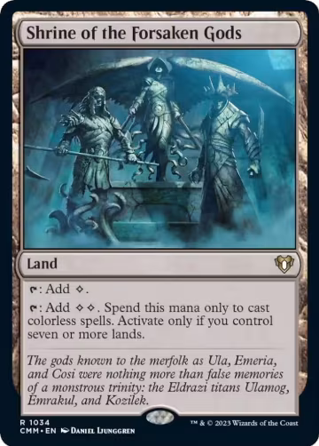 Shrine of the Forsaken Gods (1034), Commander Masters — Magic card price