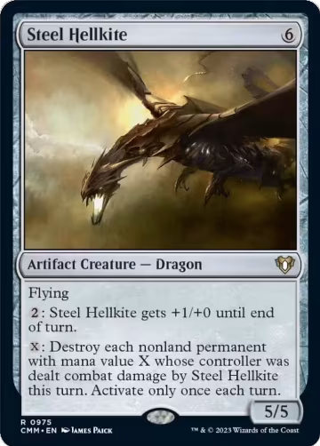 Steel Hellkite (975), Commander Masters — Magic card price