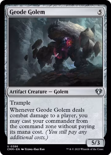Geode Golem (386), Commander Masters — Magic card price
