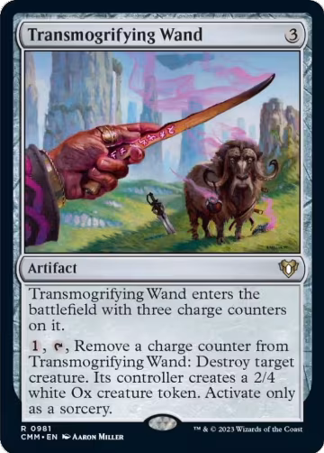 Transmogrifying Wand (981), Commander Masters — Magic card price
