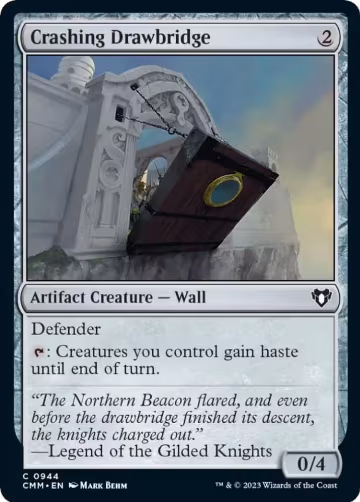 Crashing Drawbridge (944), Commander Masters — Magic card price