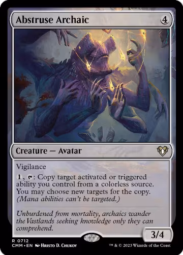 Abstruse Archaic (712), Commander Masters — Magic card price