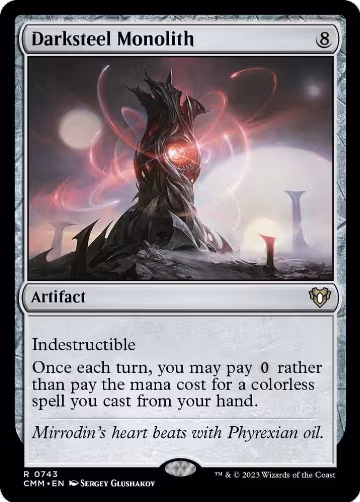 Darksteel Monolith (743), Commander Masters — Magic card price