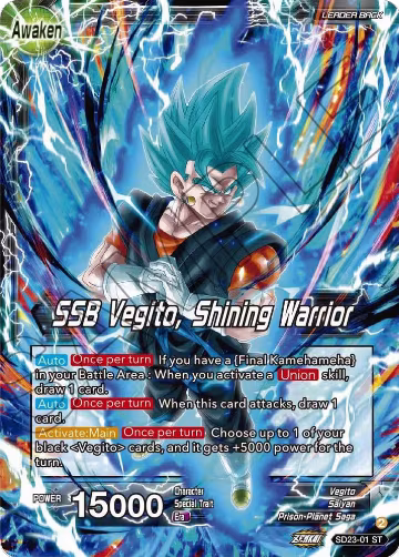 Son Goku & Vegeta // SSB Vegito, Shining Warrior (SD23-01), Critical Blow — DB Super card price