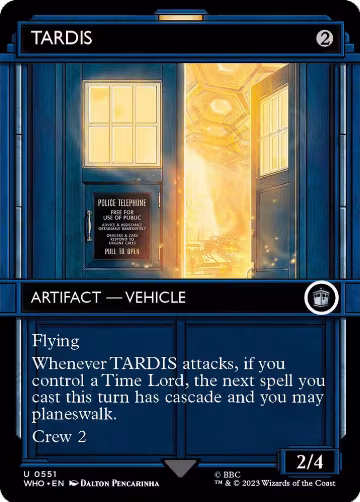 TARDIS (Showcase) (551), Universes Beyond: Doctor Who — Magic card price