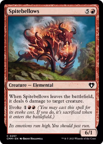 Spitebellows (257), Commander Masters — Magic card price