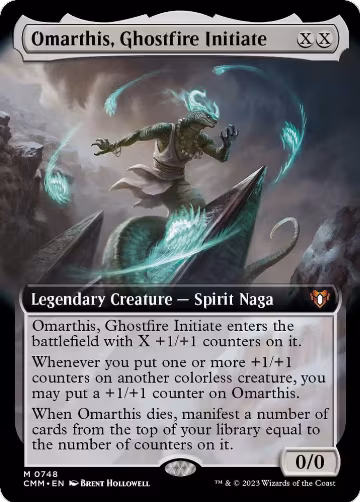 Omarthis, Ghostfire Initiate (Extended Art) (748), Commander Masters — Magic card price