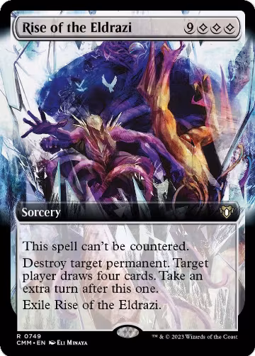 Rise of the Eldrazi (Extended Art) (749), Commander Masters — Magic card price