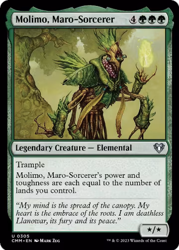 Molimo, Maro-Sorcerer (305), Commander Masters — Magic card price