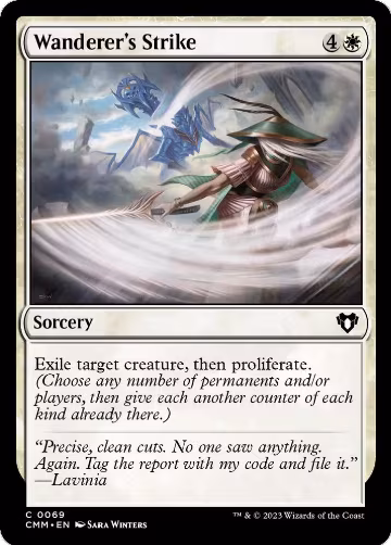 Wanderer's Strike (69), Commander Masters — Magic card price