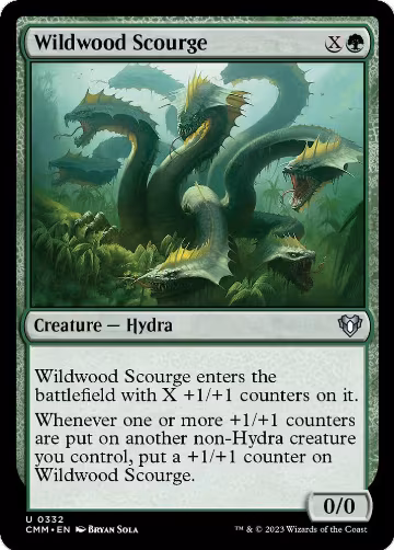 Wildwood Scourge (332), Commander Masters — Magic card price