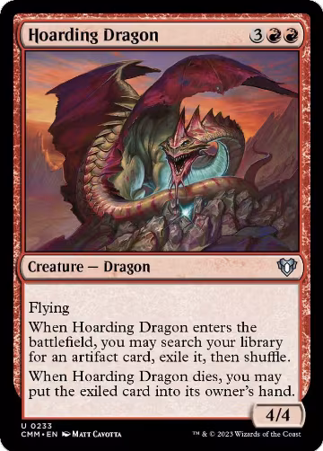 Hoarding Dragon (233), Commander Masters — Magic card price
