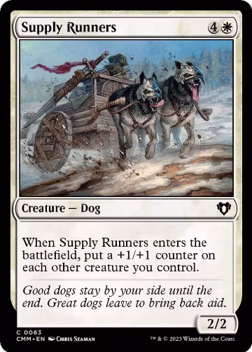 Supply Runners (63), Commander Masters — Magic card price