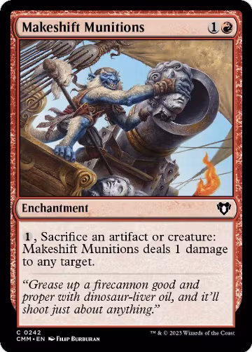 Makeshift Munitions (242), Commander Masters — Magic card price