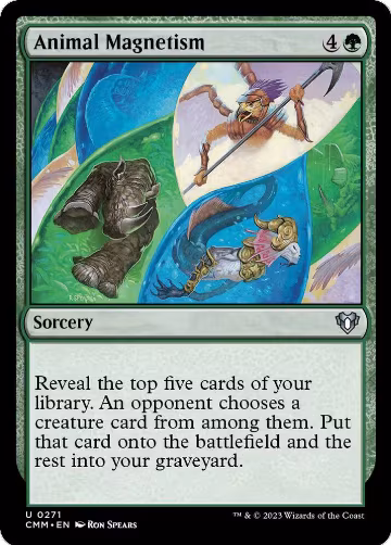 Animal Magnetism (271), Commander Masters — Magic card price