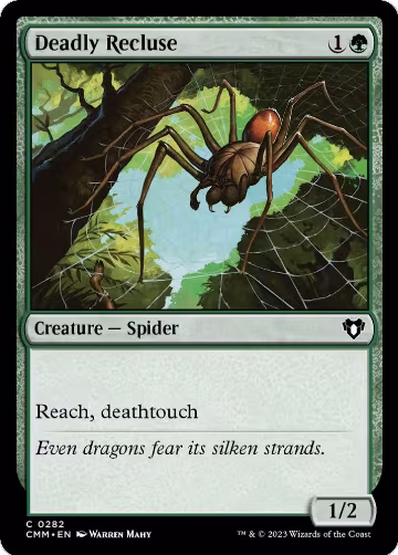 Deadly Recluse (282), Commander Masters — Magic card price