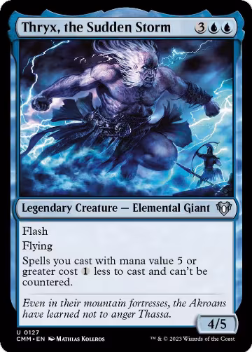 Thryx, the Sudden Storm (127), Commander Masters — Magic card price