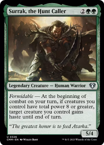Surrak, the Hunt Caller (326), Commander Masters — Magic card price