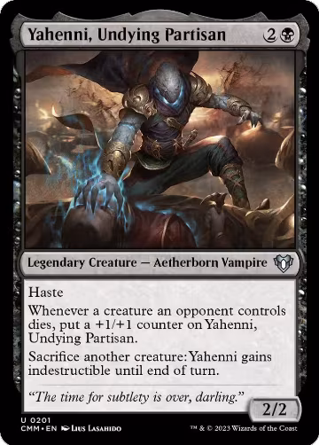 Yahenni, Undying Partisan (201), Commander Masters — Magic card price