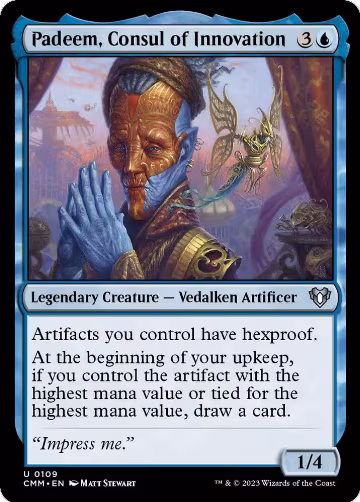 Padeem, Consul of Innovation (109), Commander Masters — Magic card price
