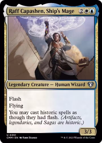 Raff Capashen, Ship's Mage (351), Commander Masters — Magic card price