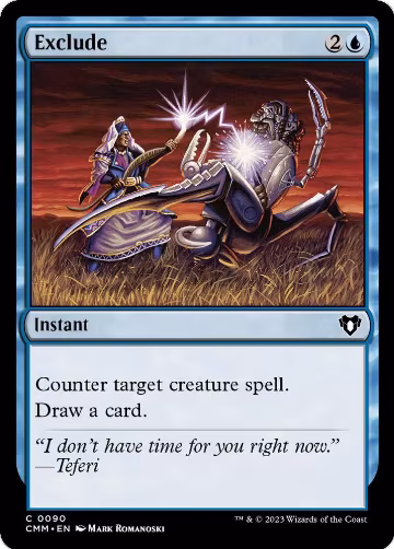 Exclude (90), Commander Masters — Magic card price