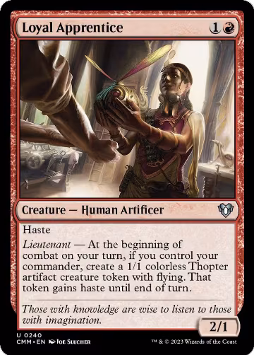 Loyal Apprentice (240), Commander Masters — Magic card price
