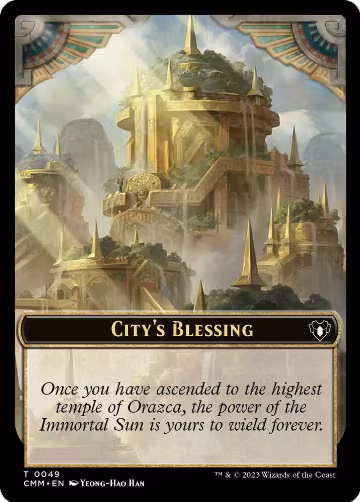 City's Blessing // Construct (0041) Double-Sided Token (49 // 41), Commander Masters — Magic card price