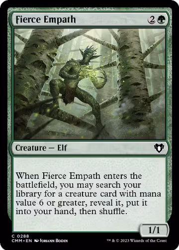 Fierce Empath (288), Commander Masters — Magic card price