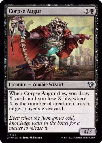 Corpse Augur (145), Commander Masters — Magic card price