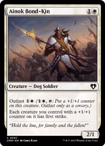 Ainok Bond-Kin (7), Commander Masters — Magic card price