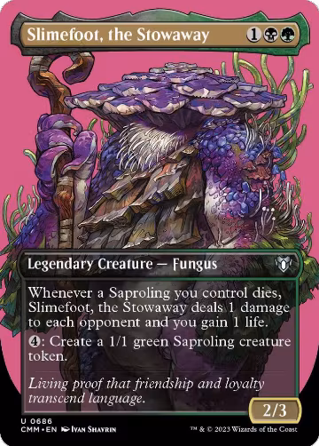 Slimefoot, the Stowaway (Borderless) (686), Commander Masters — Magic card price