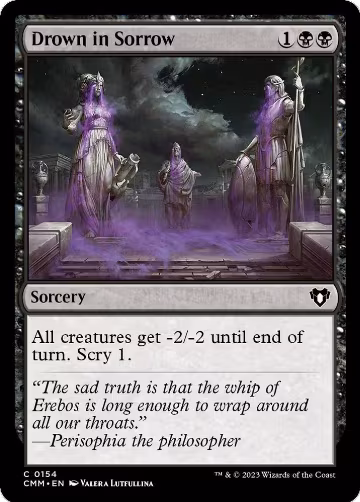 Drown in Sorrow (154), Commander Masters — Magic card price