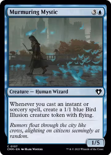 Murmuring Mystic (107), Commander Masters — Magic card price