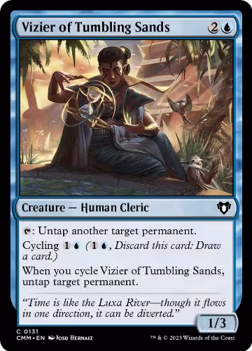 Vizier of Tumbling Sands (131), Commander Masters — Magic card price
