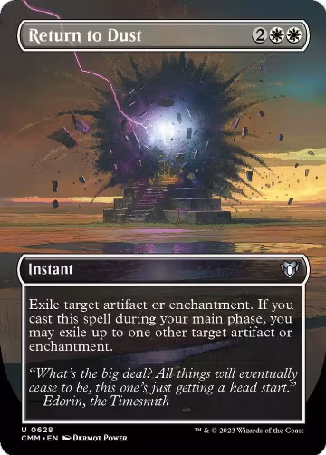 Return to Dust (Borderless) (628), Commander Masters — Magic card price