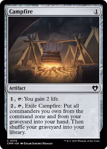 Campfire (374), Commander Masters — Magic card price