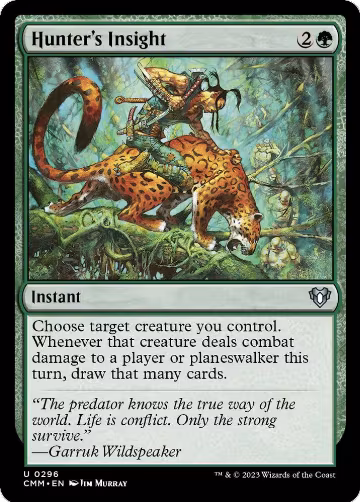 Hunter's Insight (296), Commander Masters — Magic card price