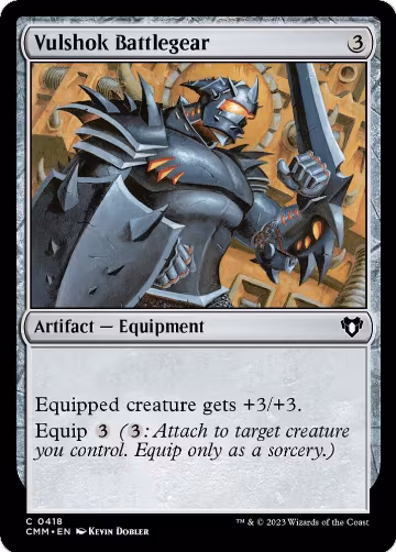 Vulshok Battlegear (418), Commander Masters — Magic card price