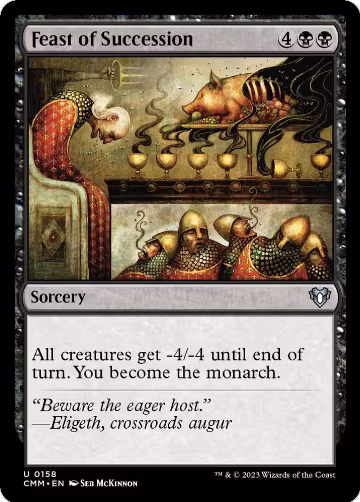 Feast of Succession (158), Commander Masters — Magic card price