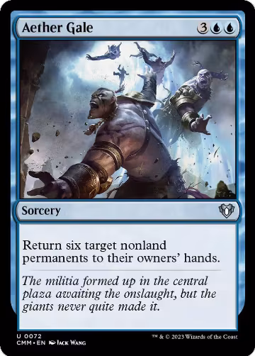 Aether Gale (72), Commander Masters — Magic card price