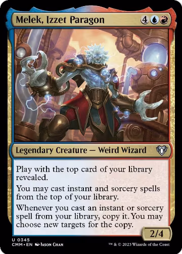 Melek, Izzet Paragon (345), Commander Masters — Magic card price