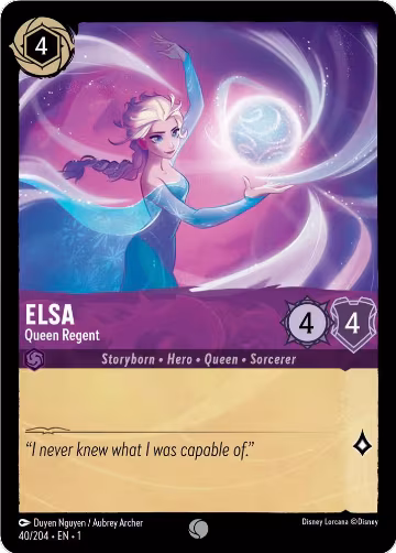 Elsa - Queen Regent (40/204), The First Chapter — Lorcana card price