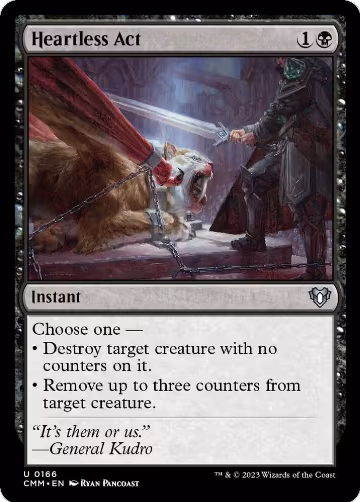 Heartless Act (166), Commander Masters — Magic card price