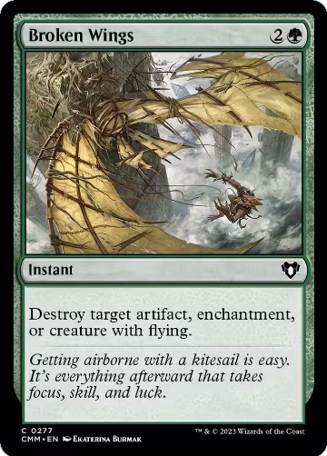 Broken Wings (277), Commander Masters — Magic card price