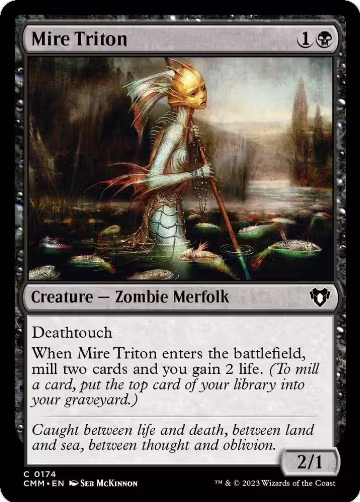Mire Triton (174), Commander Masters — Magic card price