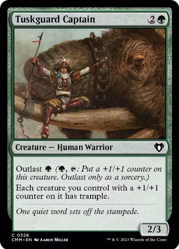 Tuskguard Captain (328), Commander Masters — Magic card price