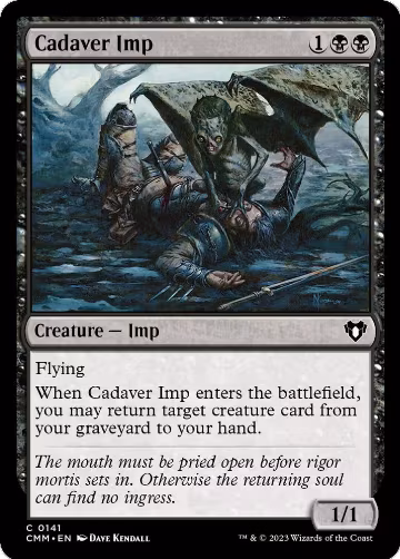 Cadaver Imp (141), Commander Masters — Magic card price
