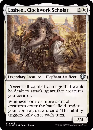 Losheel, Clockwork Scholar (38), Commander Masters — Magic card price